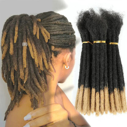 Human Hair Kinky Straight Crochet locs 14/16inch