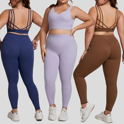 Plus Size High Stretch Yoga Leggings