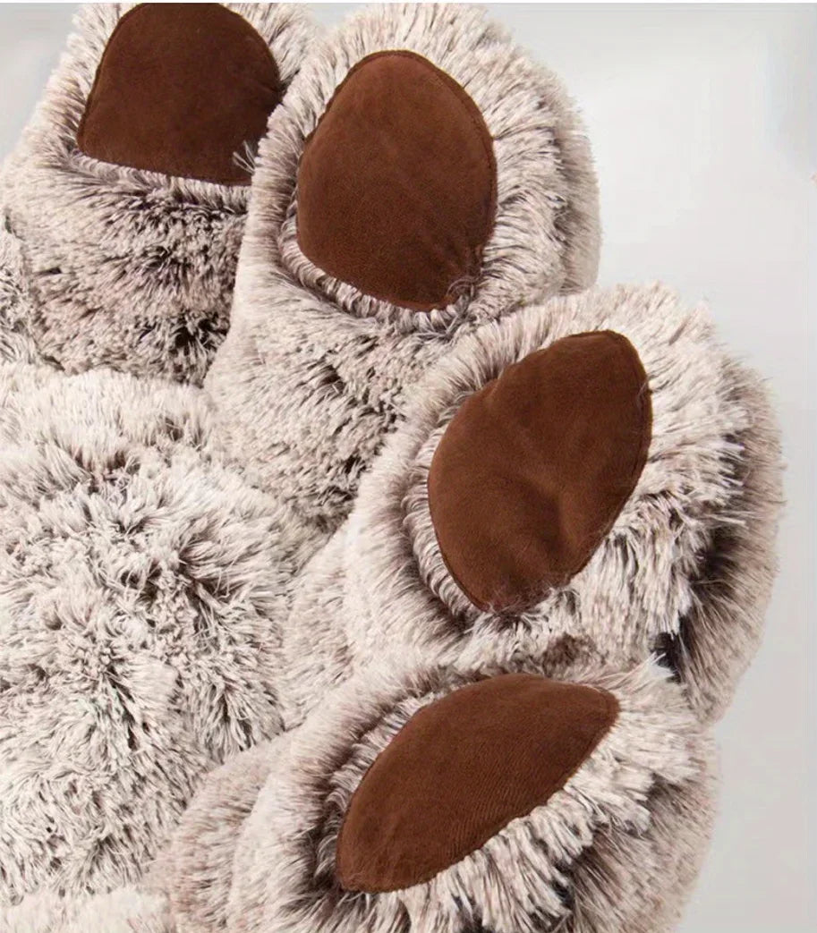 Bear-Paw Fluffy Pet Sofa Bed