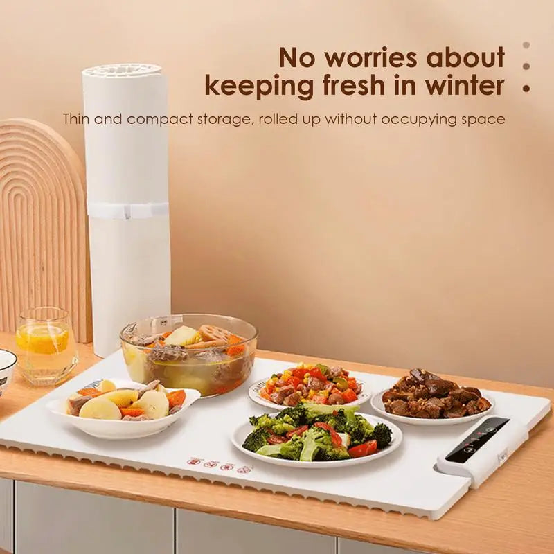 Silicone food warming tray, view 2