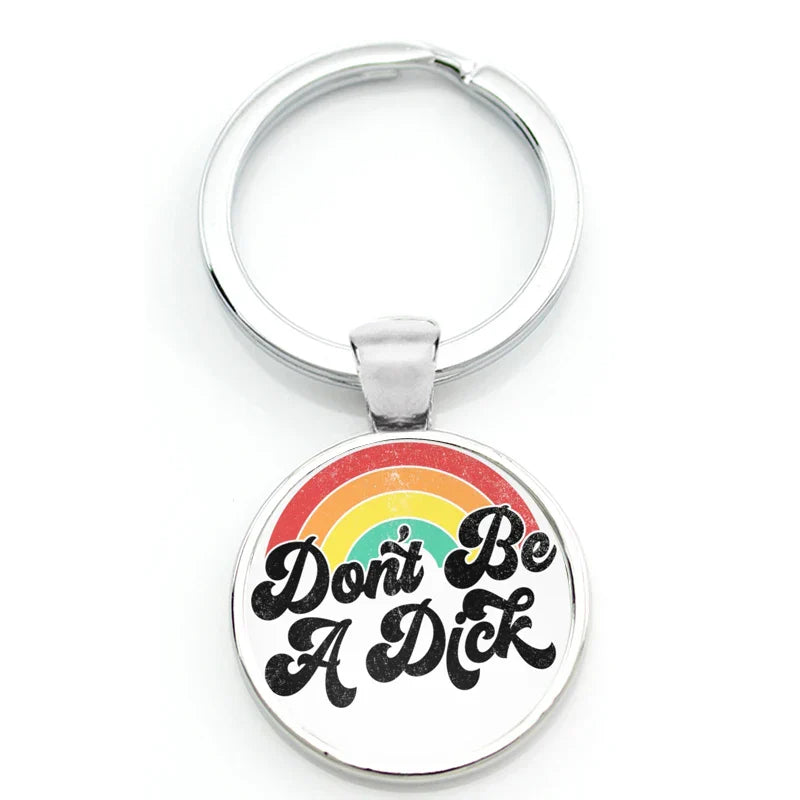 Keychain With Printed Bible Quote