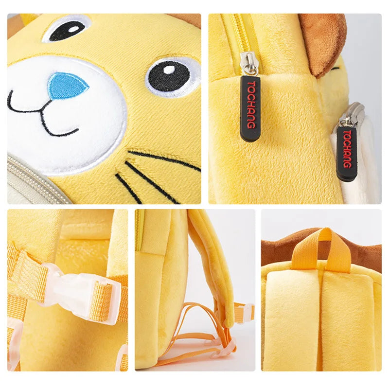 3D Lion School Backpacks