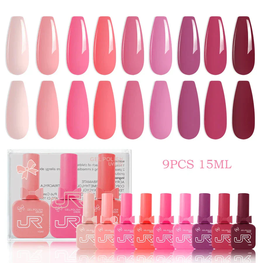 Gel nail polish set