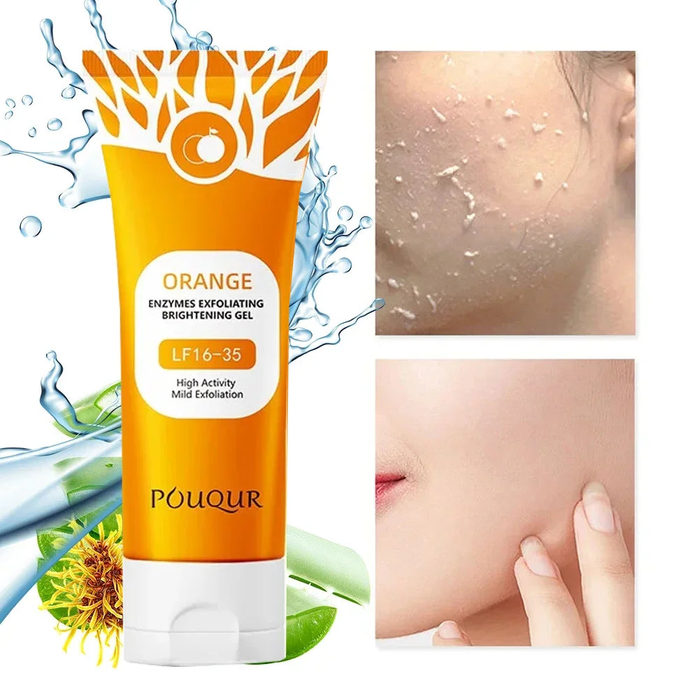 Exfoliating face peeling gel for smoother-looking skin