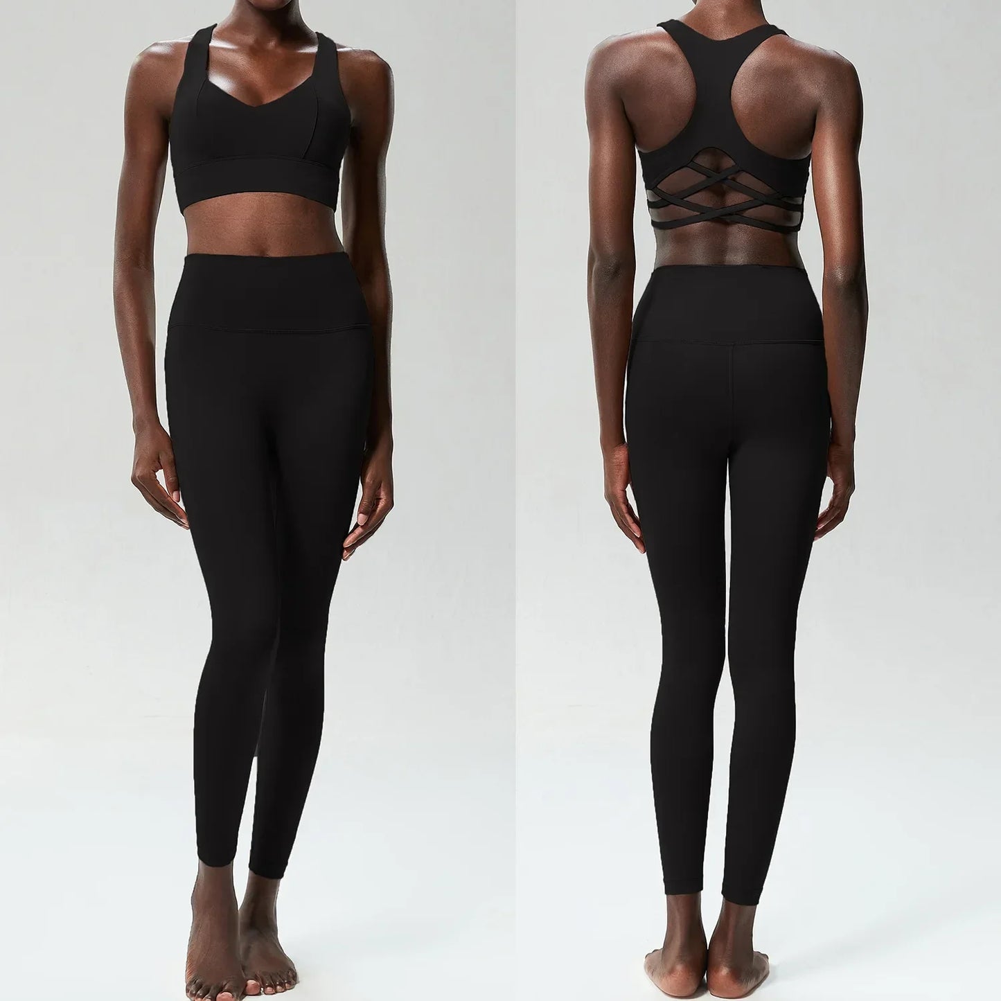 Two Pieces Buttery Soft Gym Suit