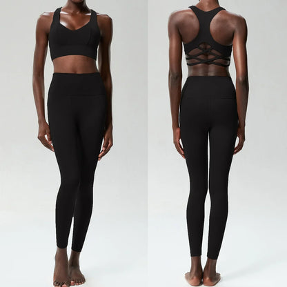 Two Pieces Buttery Soft Gym Suit