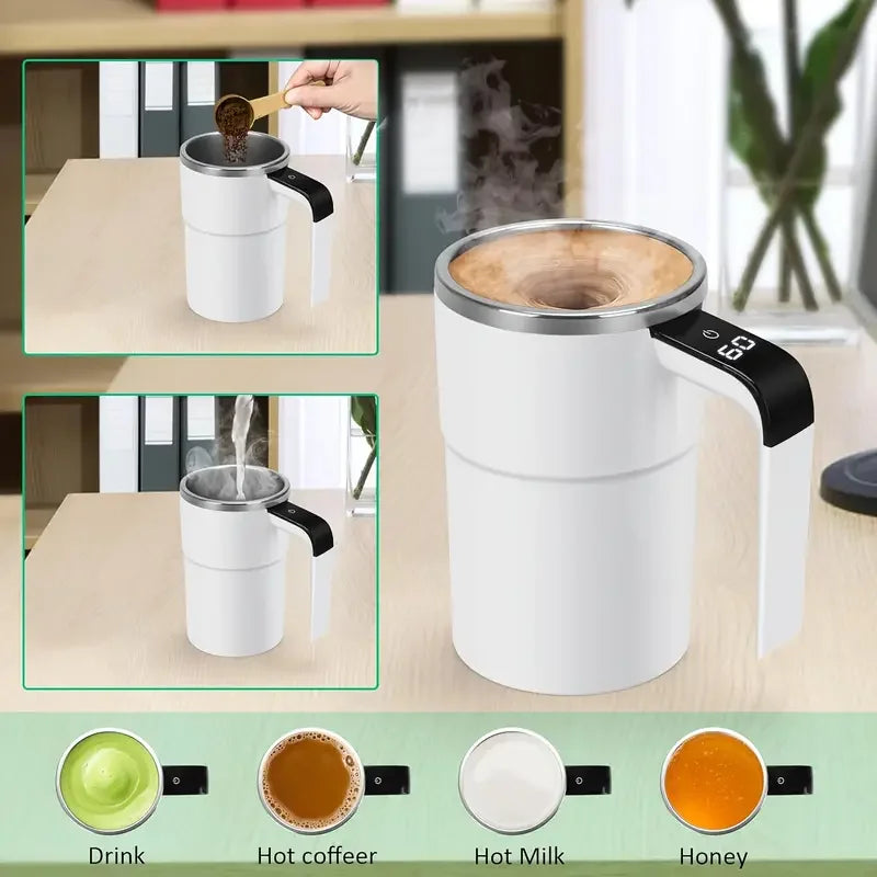 Smart mixing coffee cup
