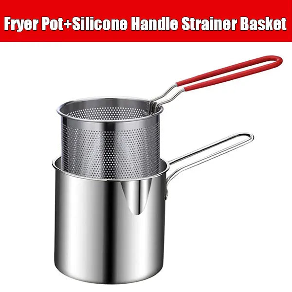 Stainless Steel Deep Fryer Pot