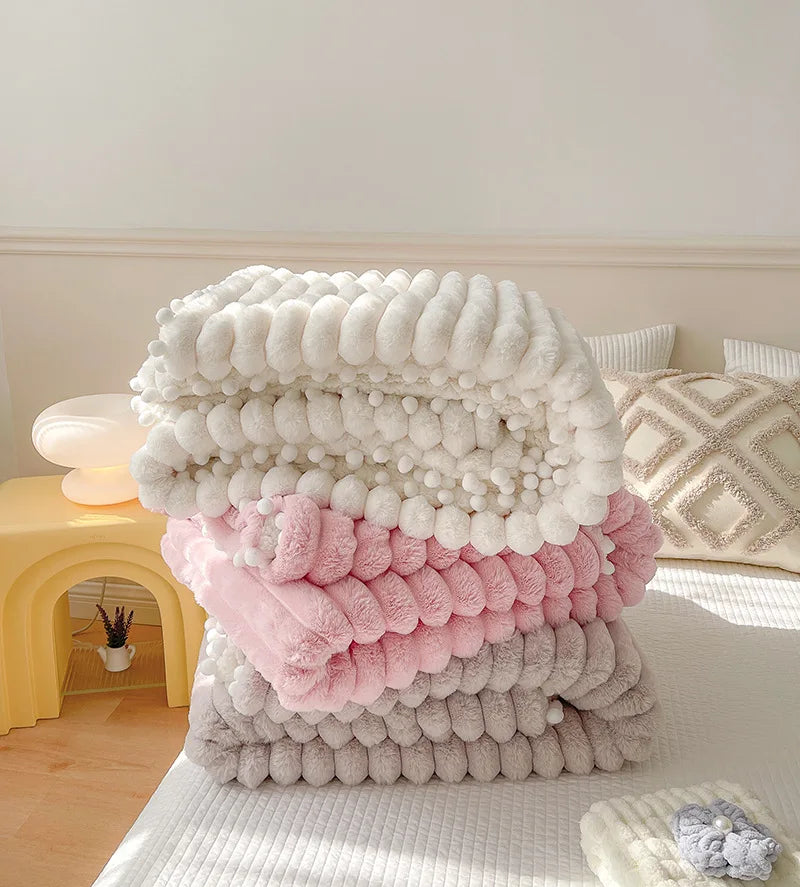 soft coral leisure blanket