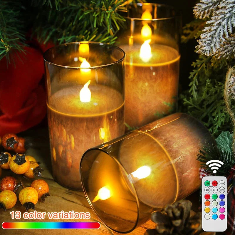 Flameless LED candles, view 2