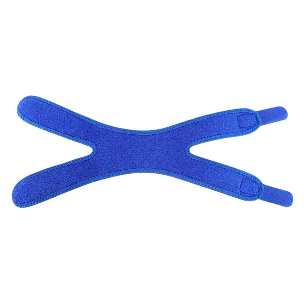 Patella knee strap in blue, style 2