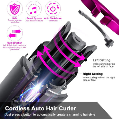 Automatic Wireless Hair Curler