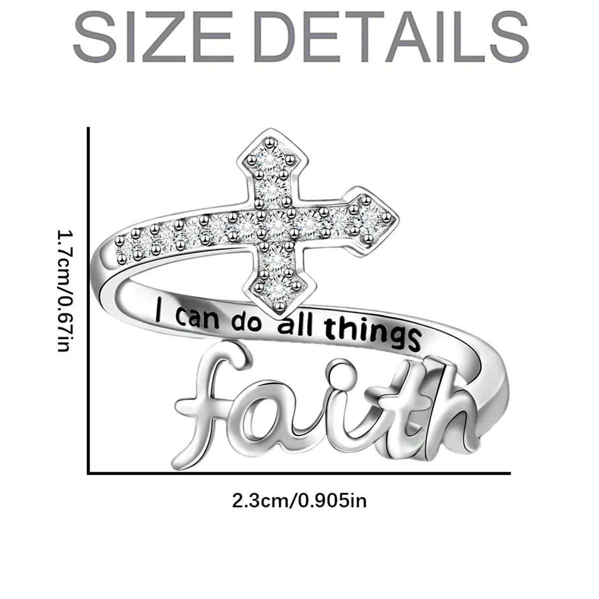 Exquisite Faith Ring