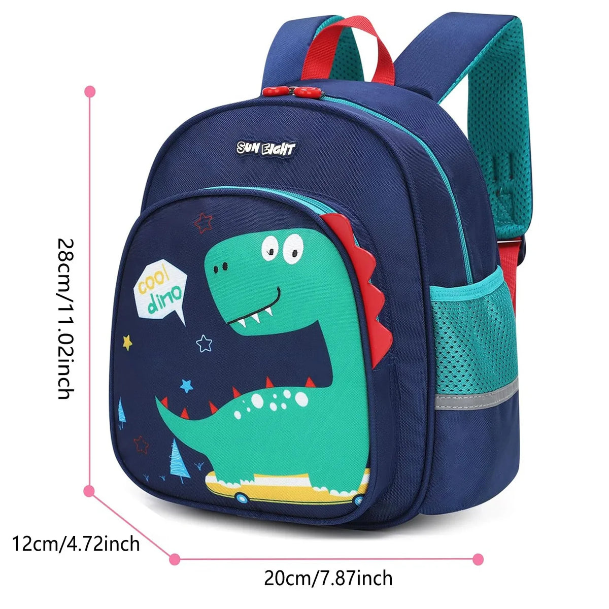 Toddler 3D animal backpack in Dinosaur 1 design