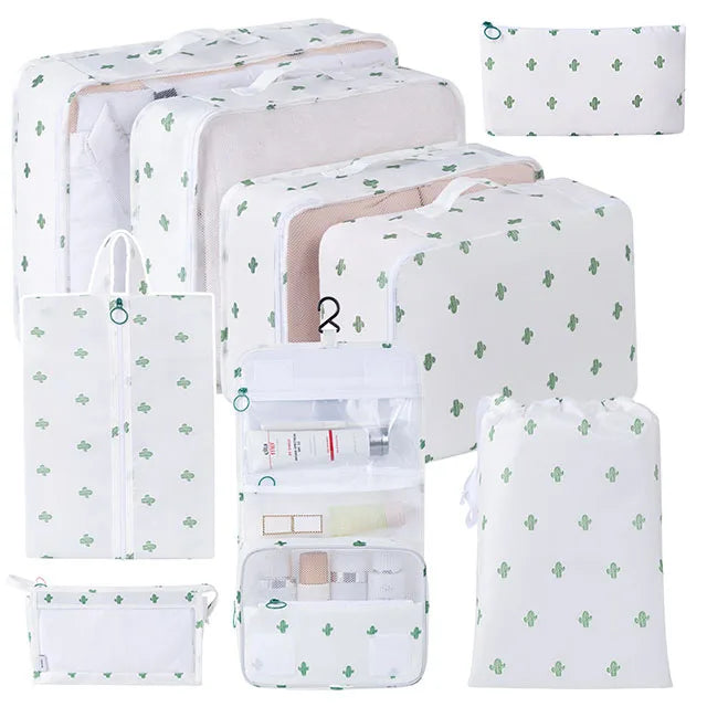 Packing Cubes for Clothes, Shoes and Accessories, 8-11 Pieces