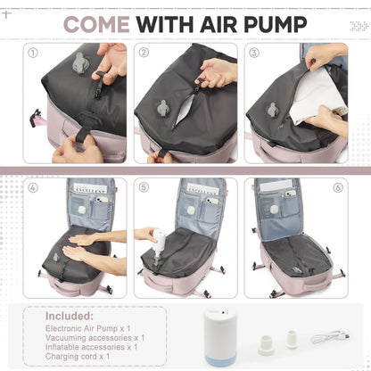 Vacuum compression backpack, view 6
