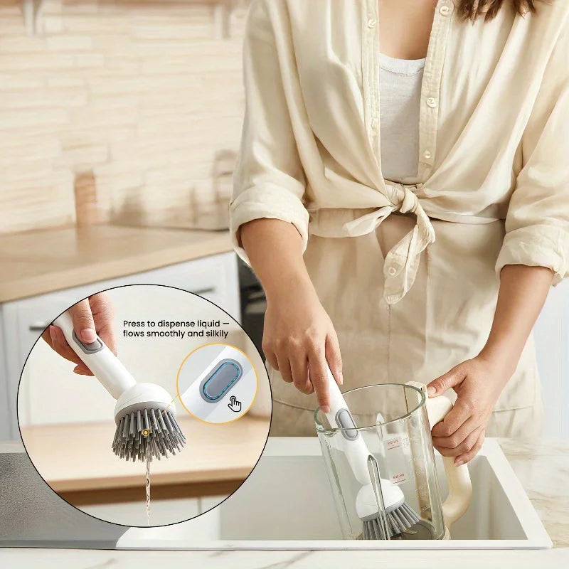 3-piece dishwashing brush