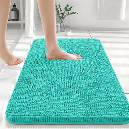 Extra Soft Thick Absorbent Shaggy Bath Mats