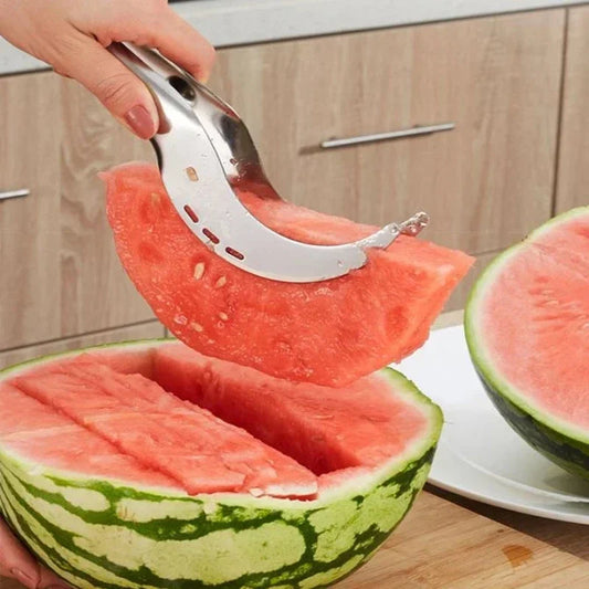 Watermelon Cutter Stainless Steel Salad Fruit Slicer