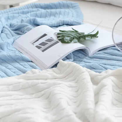 Cotton Knitted Blanket