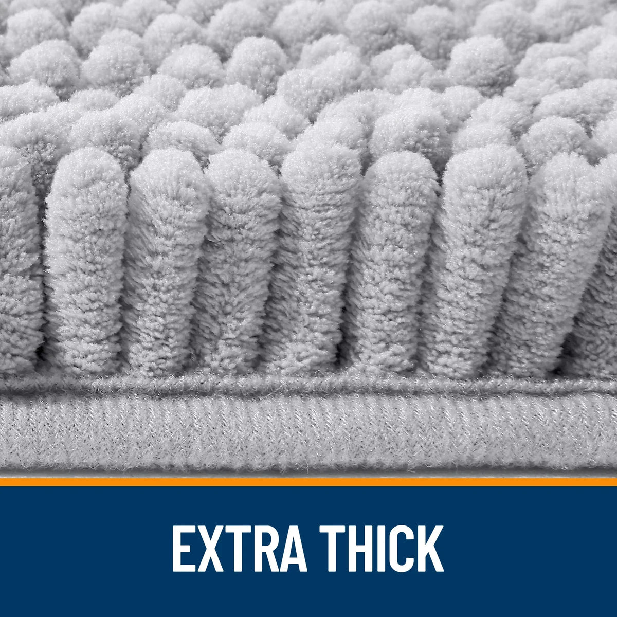 Chenille shaggy bath rug, view 4