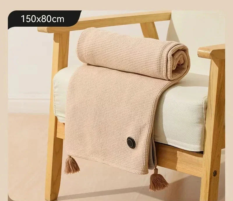 Heated wrap blanket, view 7