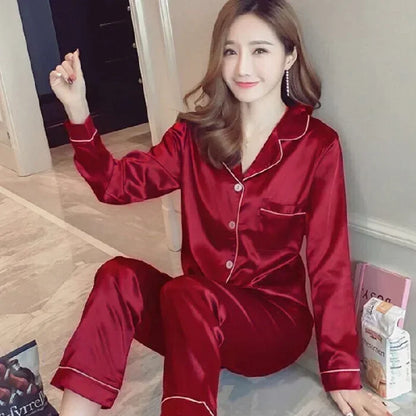 Soft Silk Pajamas Set