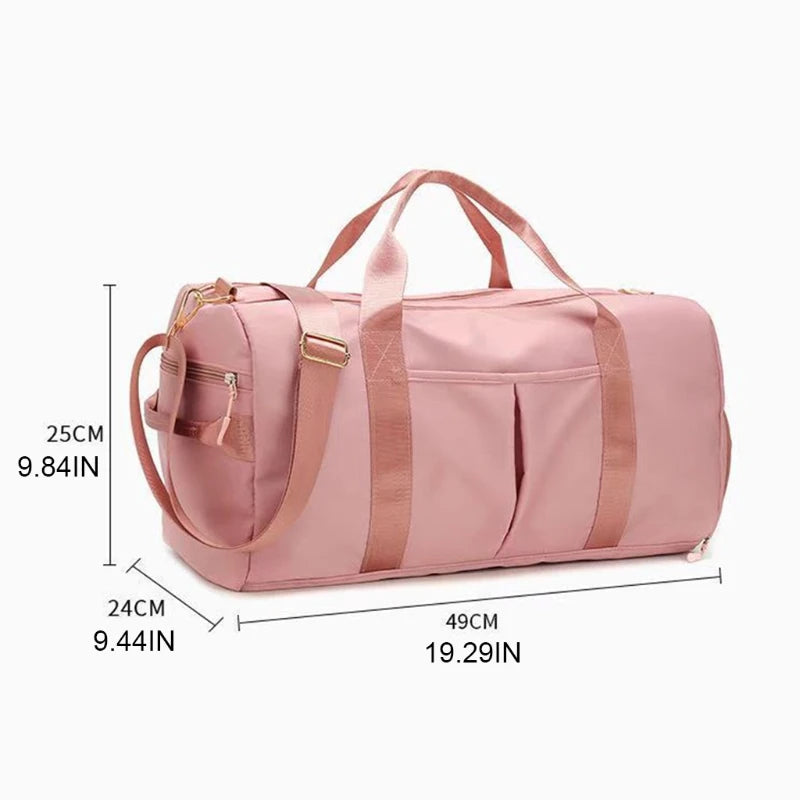 Gym Bag with Shoe Compartment