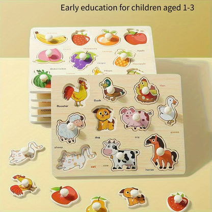 Montessori geometry puzzle board