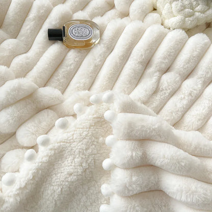 soft coral leisure blanket