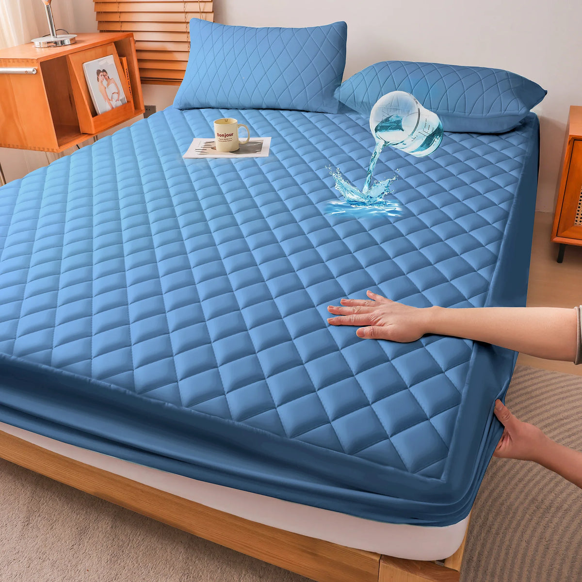 1Pc Waterproof Mattress Protector