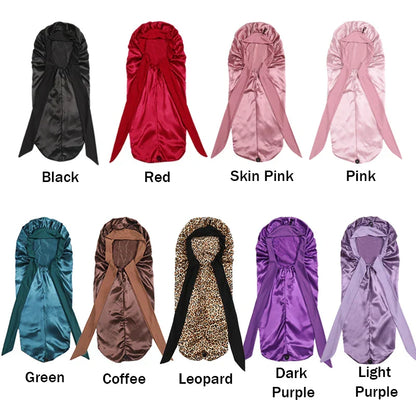 Soft Silky Long Satin Bonnet