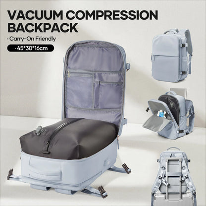Air Vacuum Compressed Travel Backpack