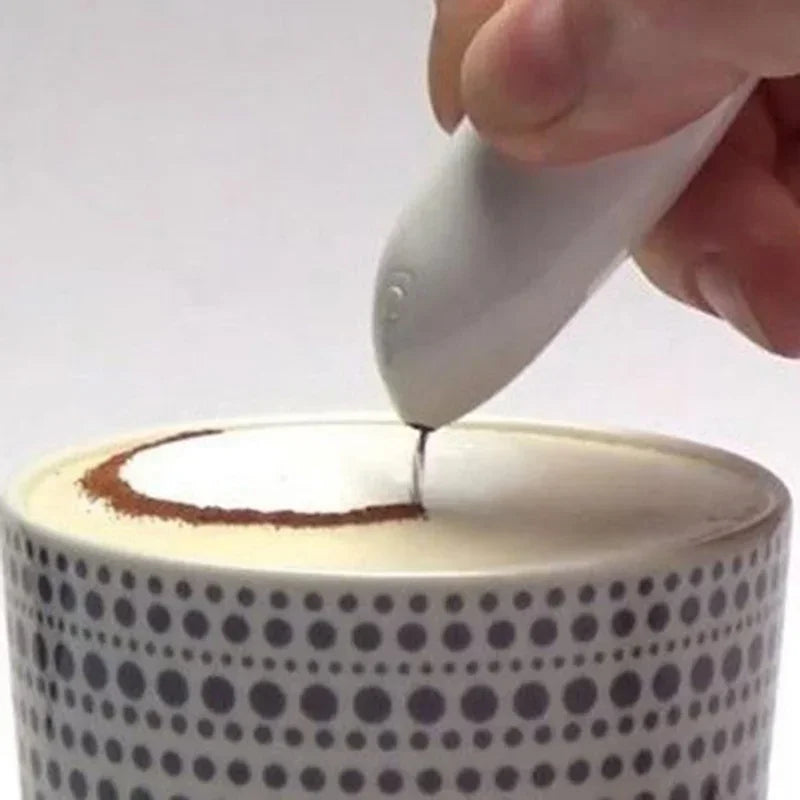 Latte art drawing pen for home baristas, 5 colors
