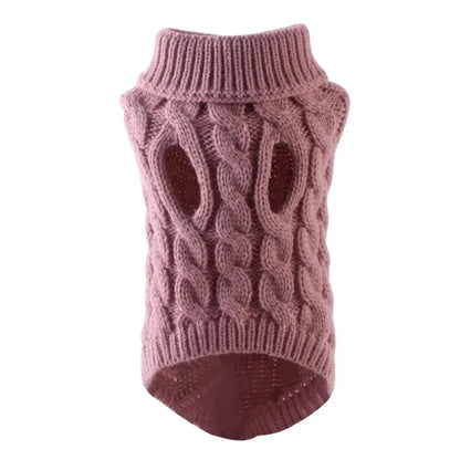 Turtleneck Knitted Dog Sweater