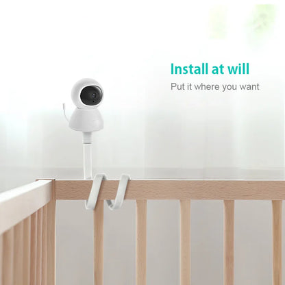 Baby Monitor Mount on Bed Cradle Adjustable Long Arm Holder