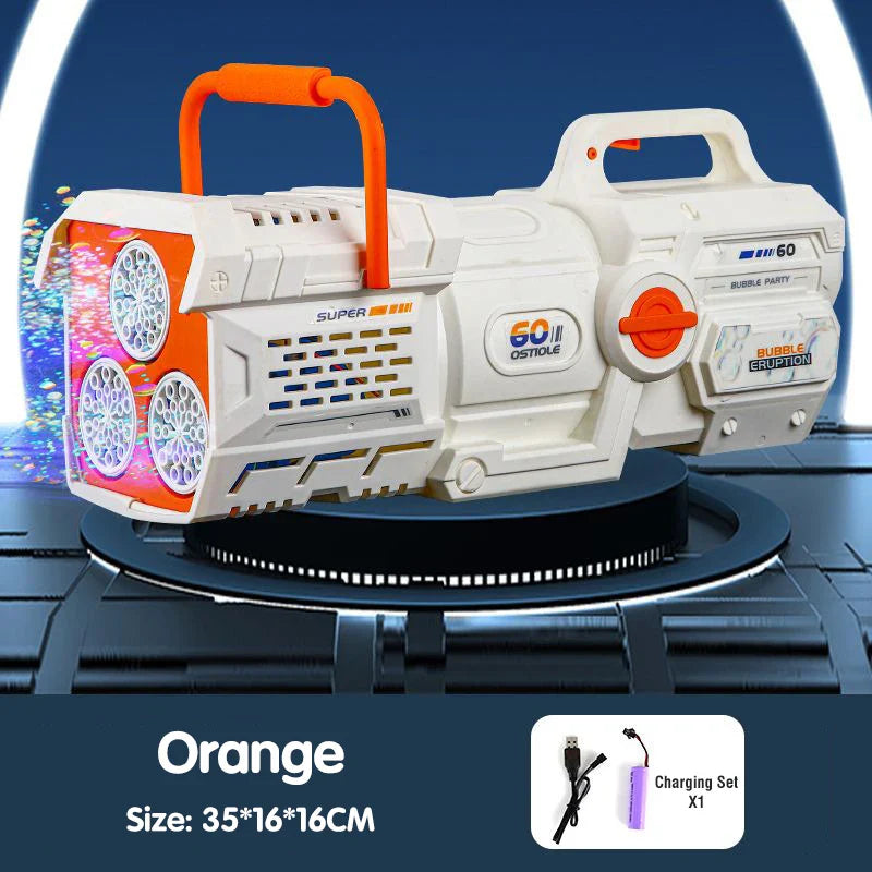 60 Holes Bubble Gun Electric Rocket