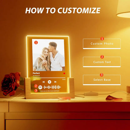 Customized Spotify Music Plaque