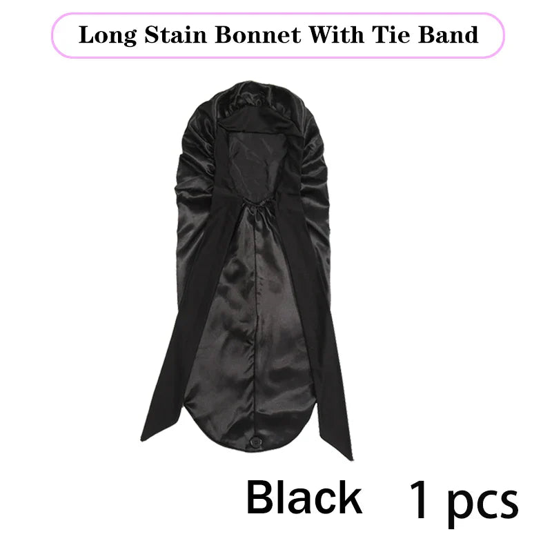 Soft Silky Long Satin Bonnet