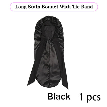 Soft Silky Long Satin Bonnet