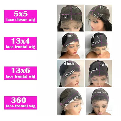 Body Wave Glueless Lace Frontal Wigs