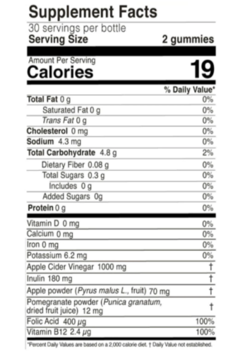 Nutriplus Gummies - Apple Cider Vinegar (SAMPLE)