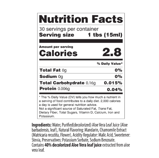 Nutriplus Aloe Glow Mandarin