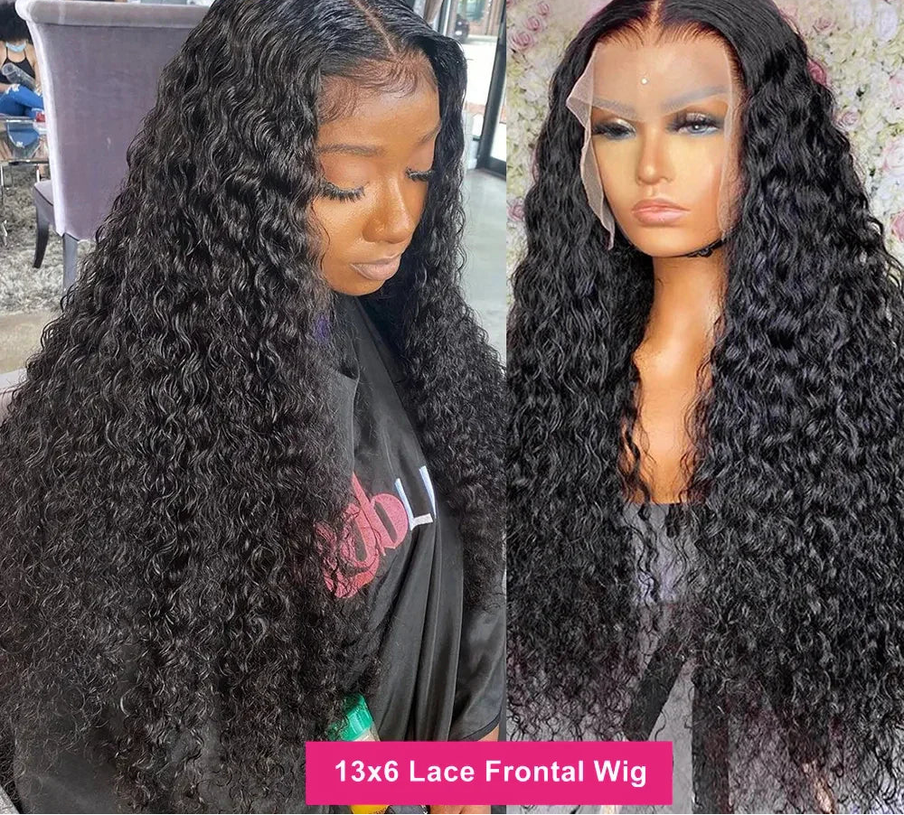 Glueless Wig Human Hair Ready To Wear Deep Wave