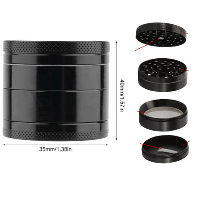 4-Layer Metal Herb & Spice Crusher