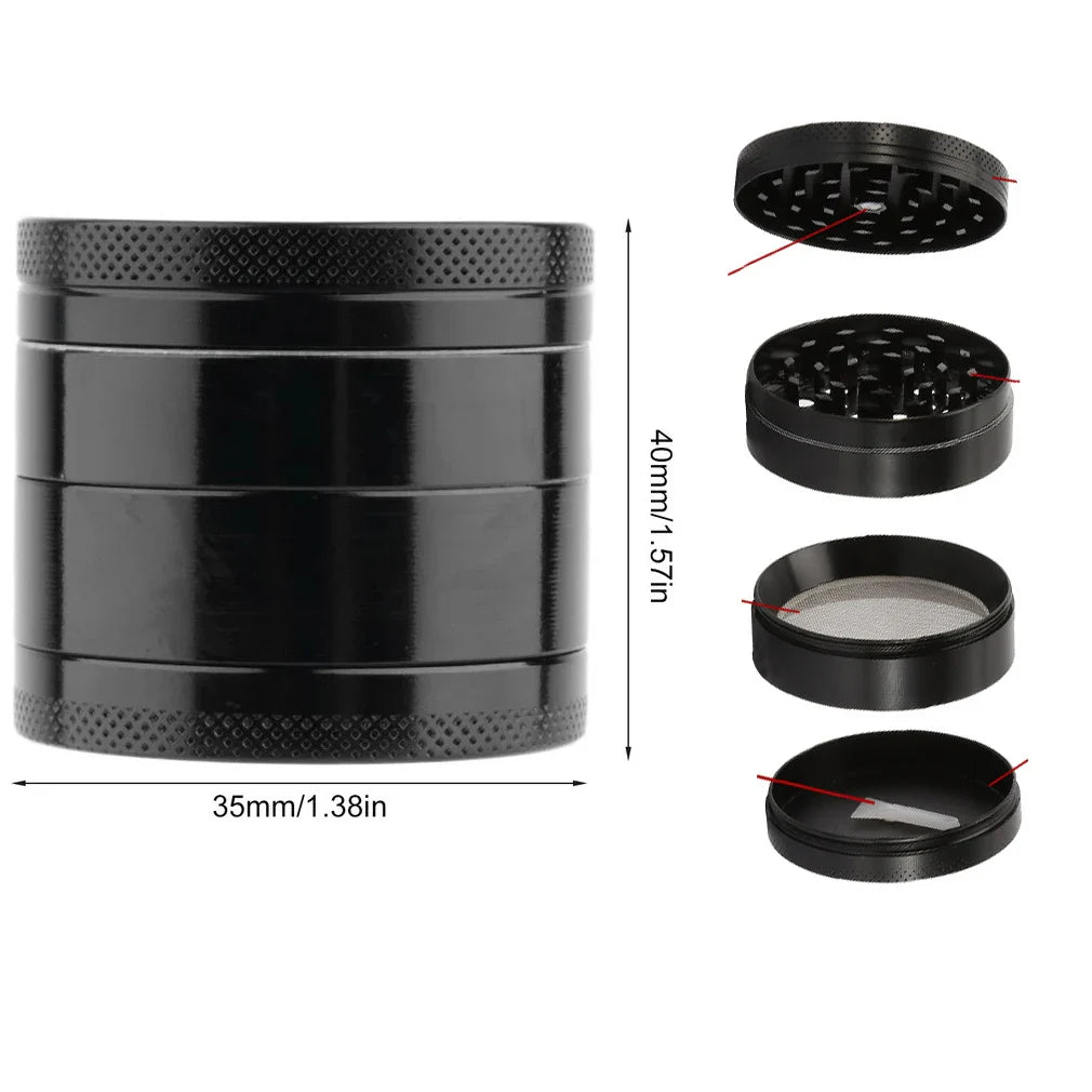 4-Layer Metal Herb & Spice Crusher