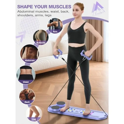 Foldable Pilates Board for Home Workout