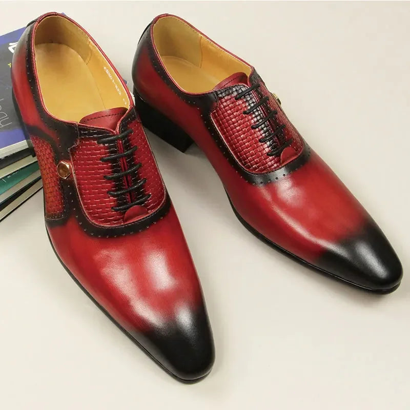 Business Leather Lace-Up shoes - MONLANE