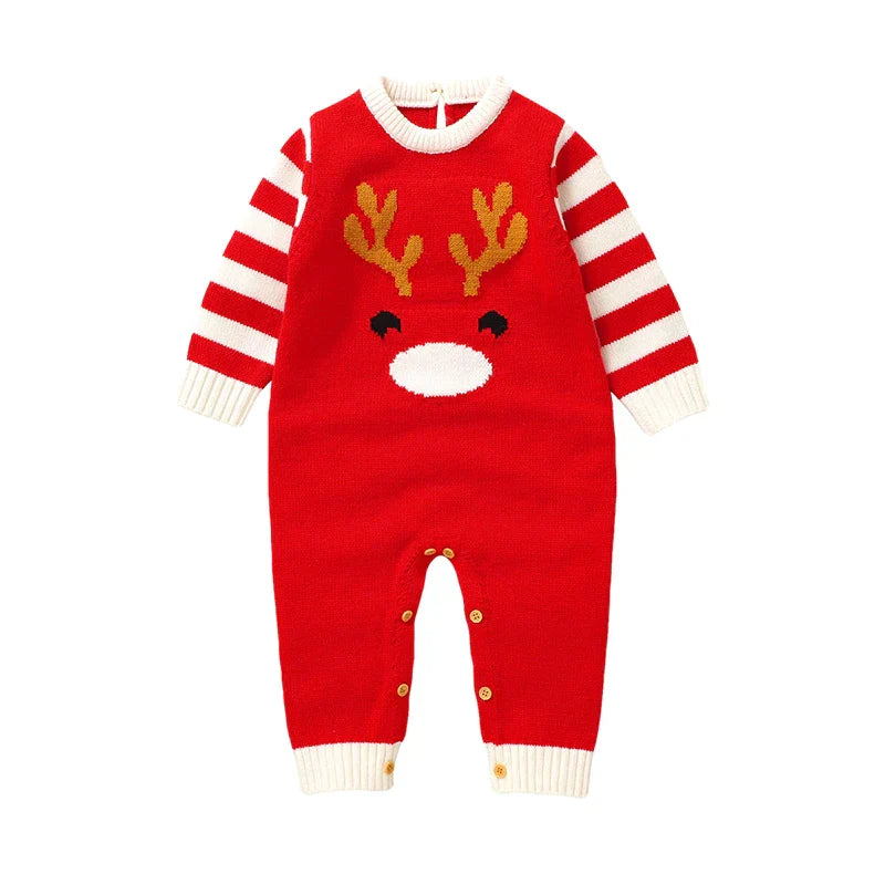 Baby Christmas Knit Romper