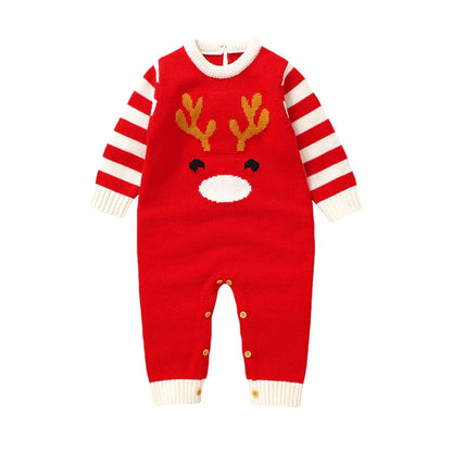 Baby Christmas Knit Romper